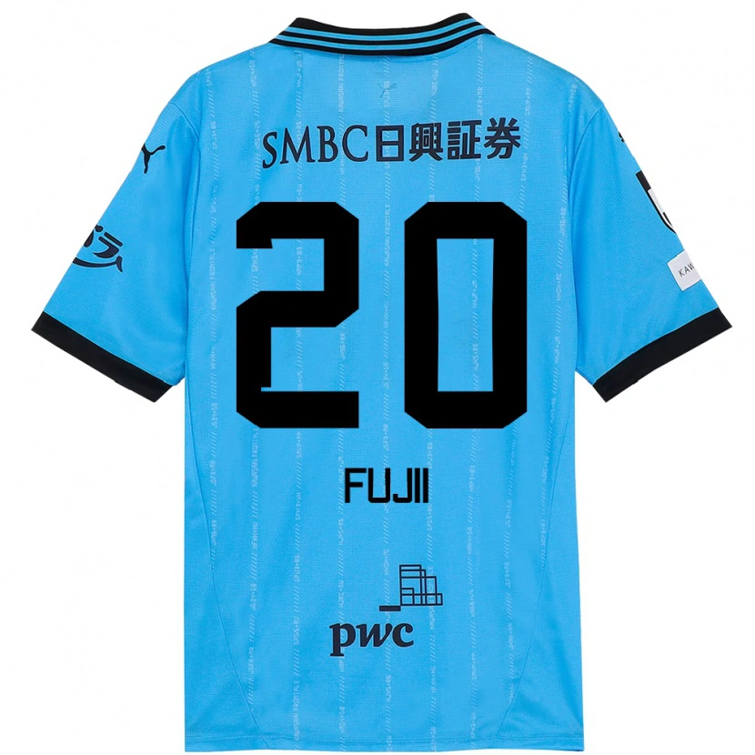 Danxen Uomo Maglia Rensuke Fujii #20 Azzurro Cielo Nero Kit Gara Home 2025/26 Maglietta