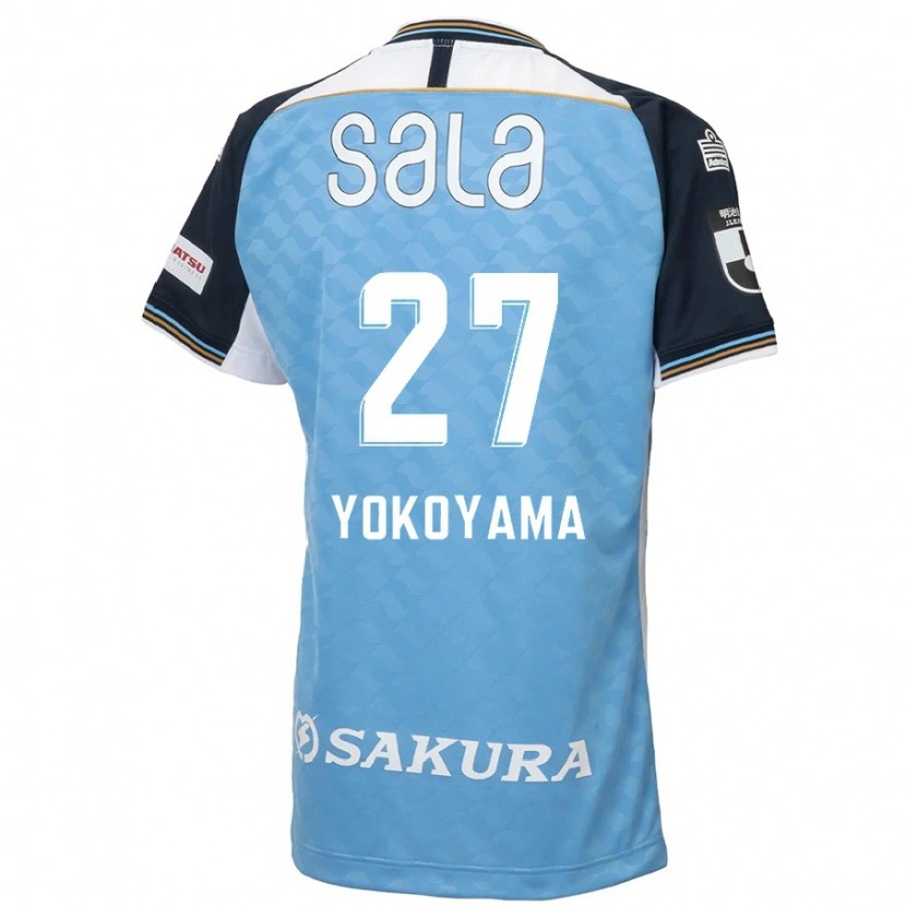 Danxen Uomo Maglia Kota Yokoyama #27 Azzurro Cielo Nero Kit Gara Home 2025/26 Maglietta