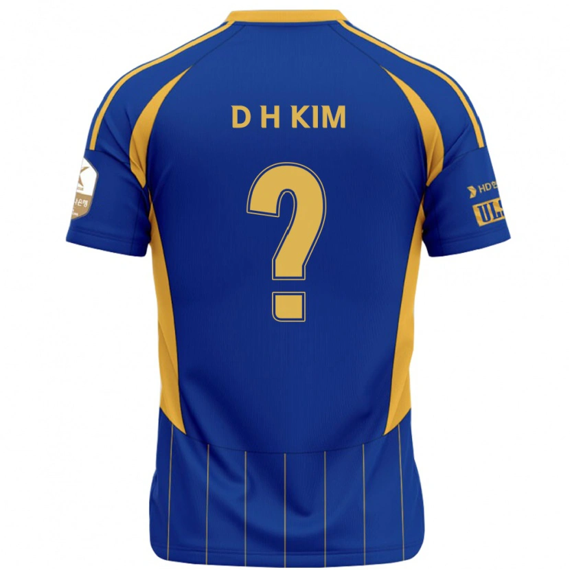 Danxen Uomo Maglia Do-Hun Kim #0 Blu Royal Giallo Kit Gara Home 2025/26 Maglietta