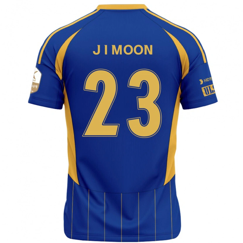 Danxen Uomo Maglia Jung-In Moon #23 Blu Royal Giallo Kit Gara Home 2025/26 Maglietta