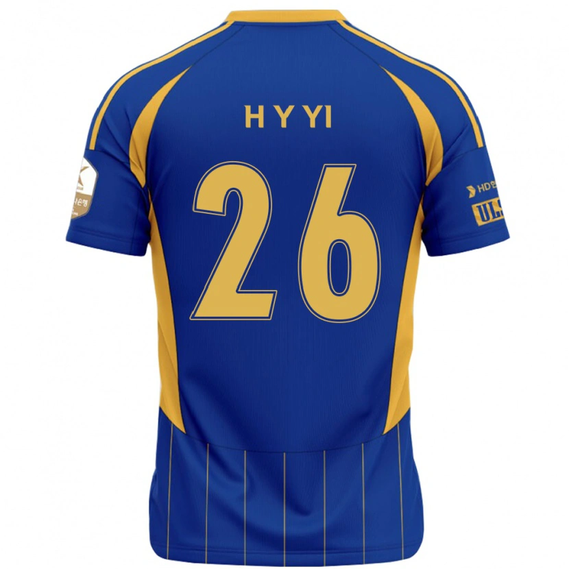Danxen Uomo Maglia Yong-Hyeon Yi #26 Blu Royal Giallo Kit Gara Home 2025/26 Maglietta