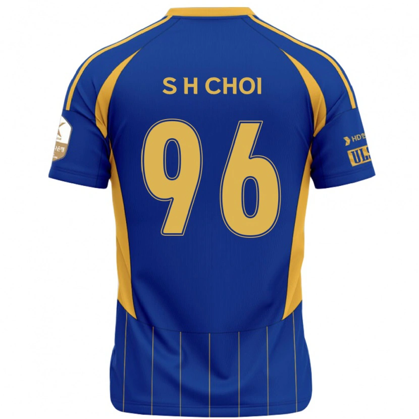 Danxen Uomo Maglia Seok-Hyeon Choi #96 Blu Royal Giallo Kit Gara Home 2025/26 Maglietta
