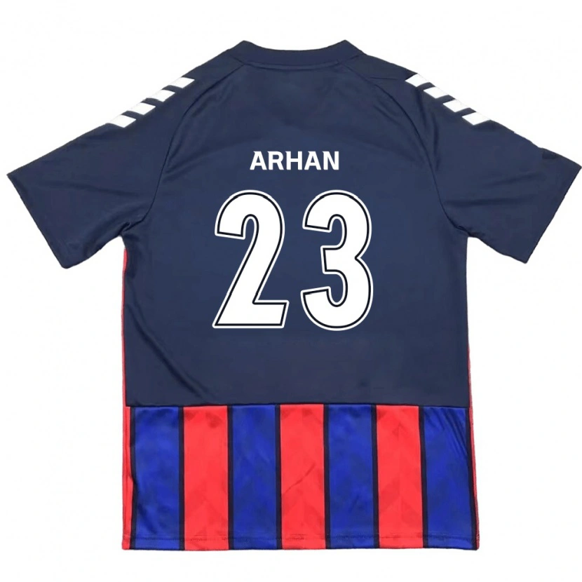 Danxen Uomo Maglia Pratama Arhan #23 Blu Royal Rosso Kit Gara Home 2025/26 Maglietta