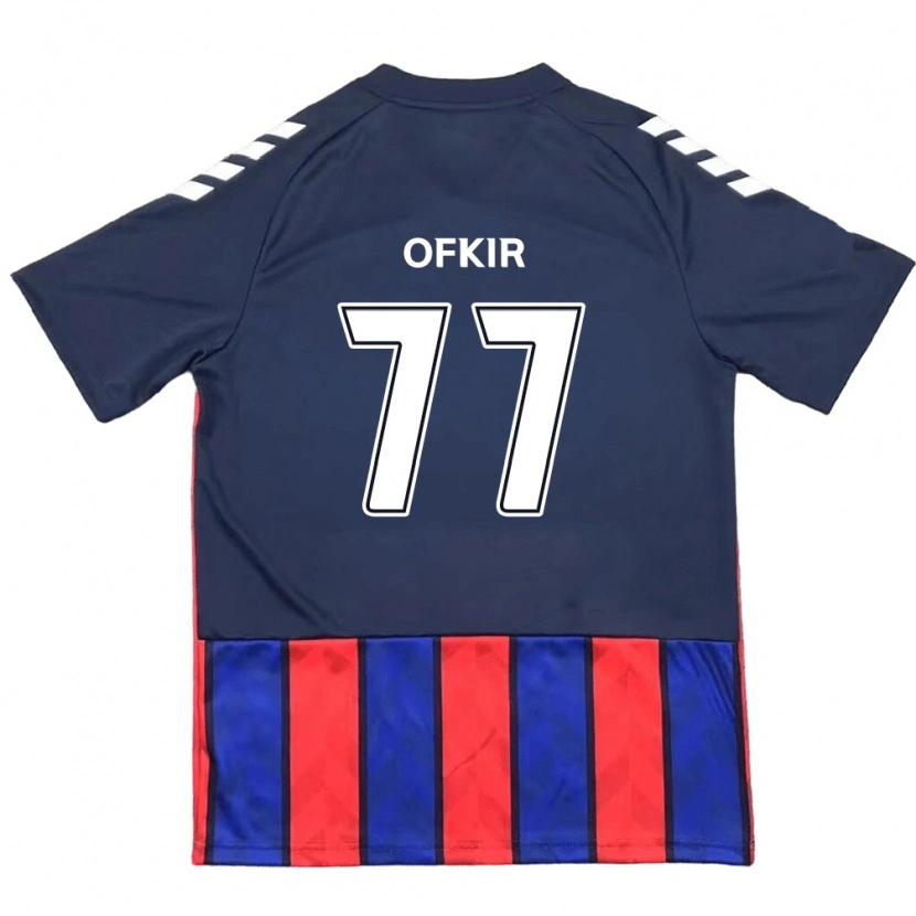 Danxen Uomo Maglia Mohamed Ofkir #77 Blu Royal Rosso Kit Gara Home 2025/26 Maglietta