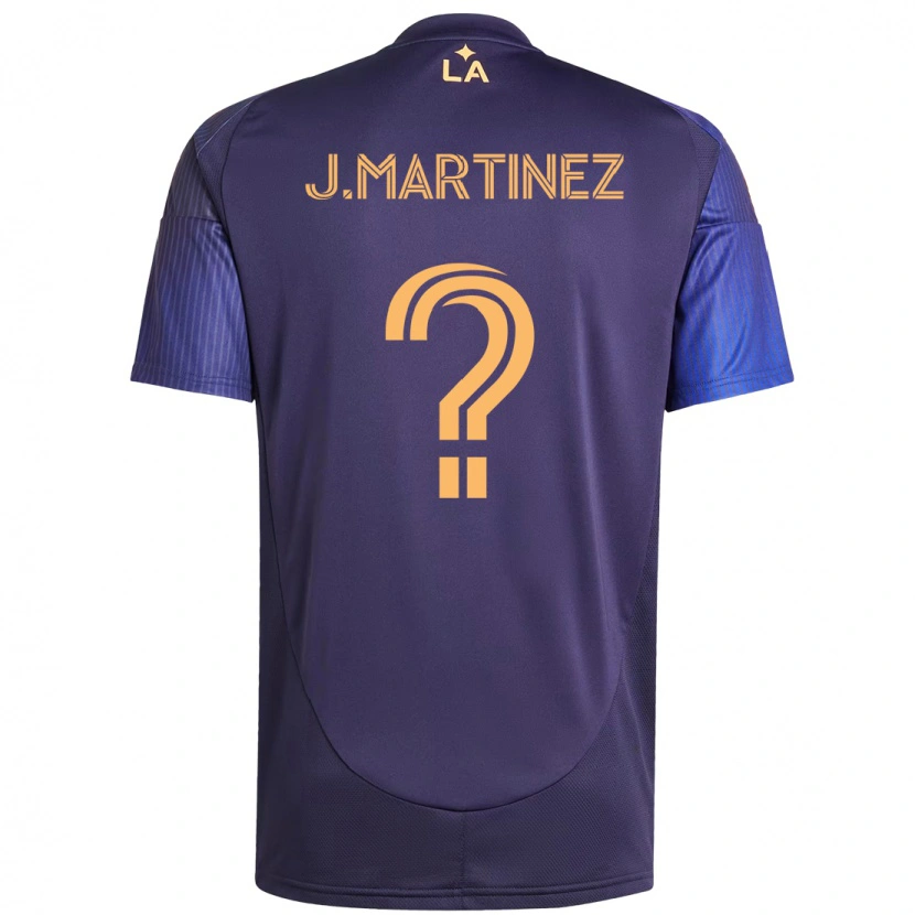 Danxen Uomo Maglia Mono Martínez #0 Viola Blu Kit Gara Away 2025/26 Maglietta