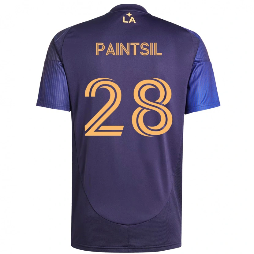 Danxen Uomo Maglia Joseph Paintsil #28 Viola Blu Kit Gara Away 2025/26 Maglietta