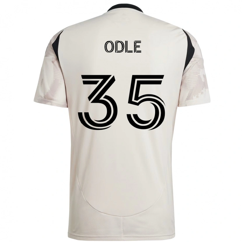 Danxen Uomo Maglia Dallas Odle #35 Beige Nero Kit Gara Away 2025/26 Maglietta