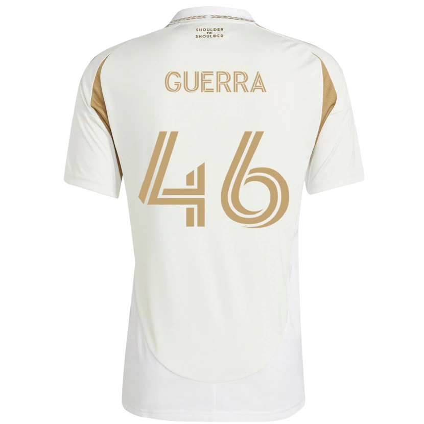 Danxen Uomo Maglia Decarlo Guerra #46 Bianco Marrone Kit Gara Away 2025/26 Maglietta
