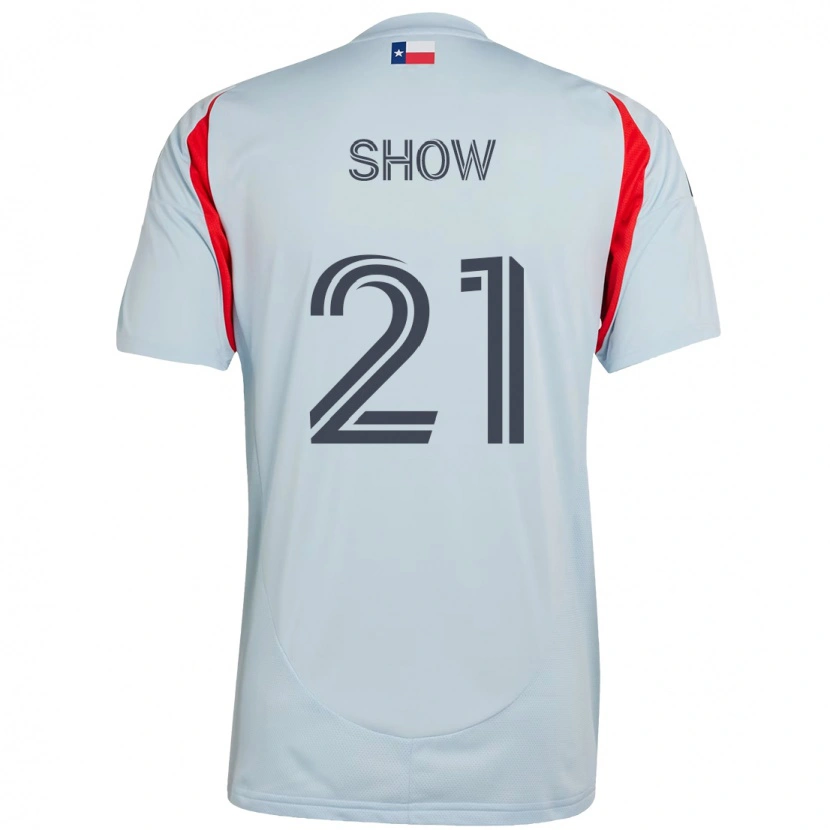 Danxen Uomo Maglia Show #21 Azzurro Chiaro Rosso Kit Gara Away 2025/26 Maglietta