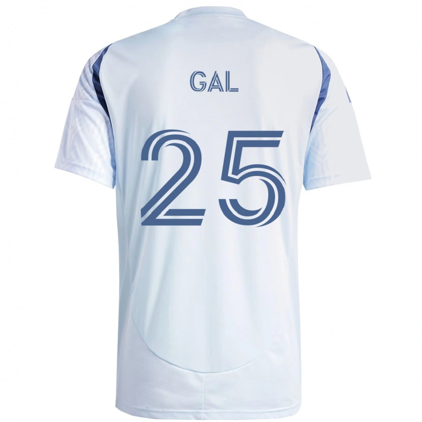 Danxen Uomo Maglia Jeff Gal #25 Azzurro Cielo Chiaro Blu Kit Gara Away 2025/26 Maglietta