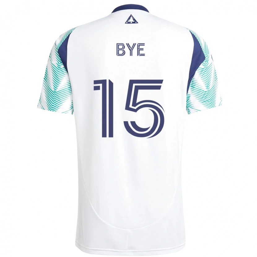 Danxen Uomo Maglia Brandon Bye #15 Bianco Blu Kit Gara Away 2025/26 Maglietta