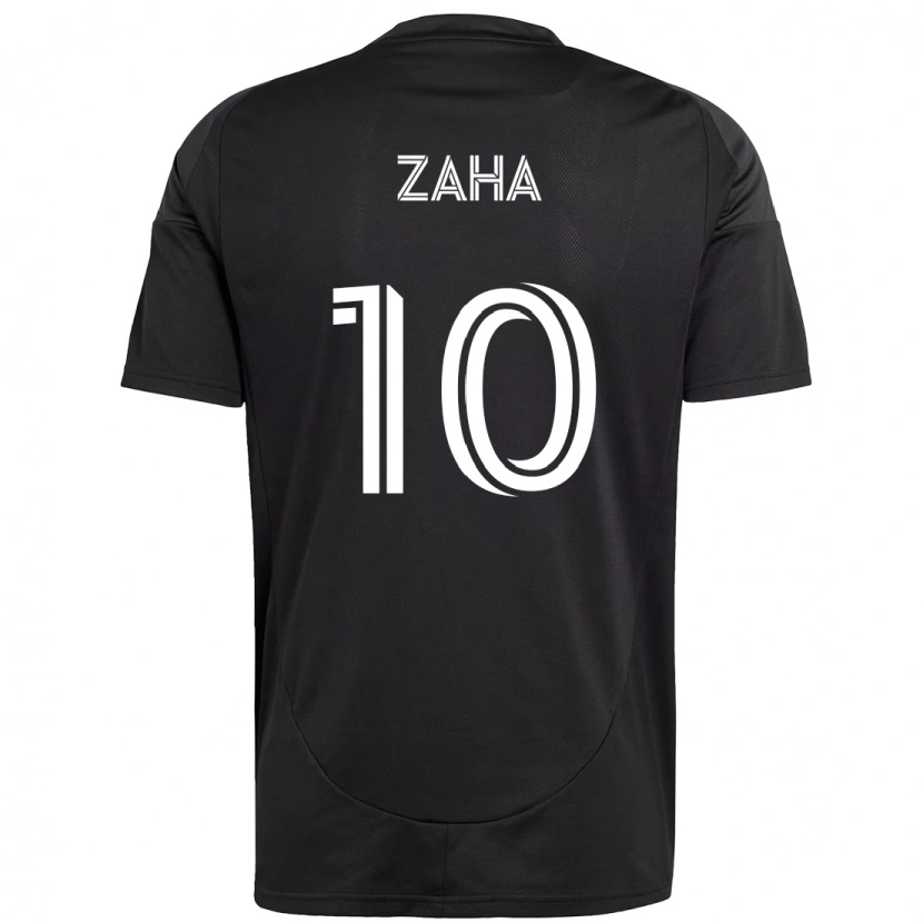Danxen Uomo Maglia Wilfried Zaha #10 Nero Bianco Kit Gara Away 2025/26 Maglietta