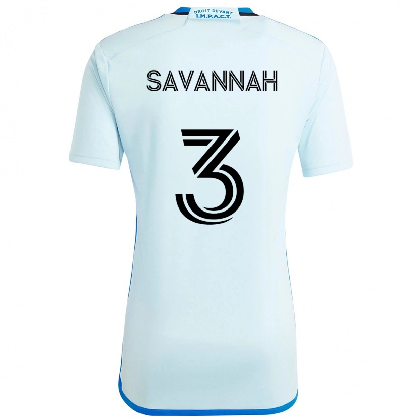 Danxen Uomo Maglia Chenail Savannah #3 Azzurro Cielo Blu Scuro Kit Gara Away 2025/26 Maglietta