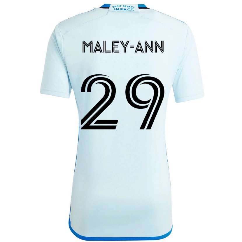 Danxen Uomo Maglia Caron Maley-Ann #29 Azzurro Cielo Blu Scuro Kit Gara Away 2025/26 Maglietta