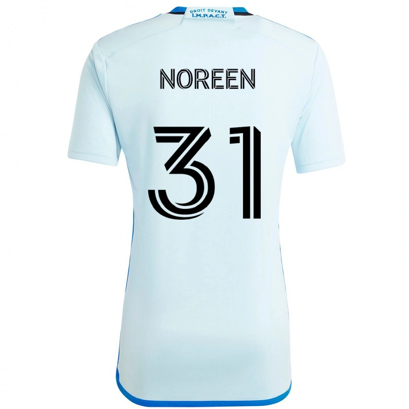 Danxen Uomo Maglia Tijhof Noreen #31 Azzurro Cielo Blu Scuro Kit Gara Away 2025/26 Maglietta