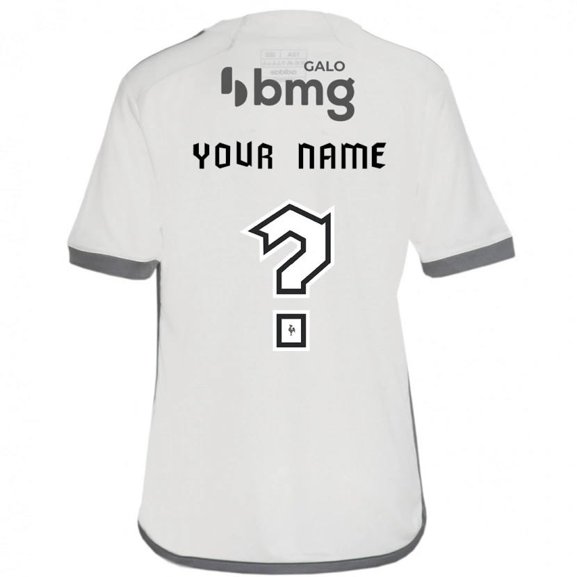 Danxen Uomo Maglia Il Tuo Nome #0 Bianco Sporco Kit Gara Away 2025/26 Maglietta