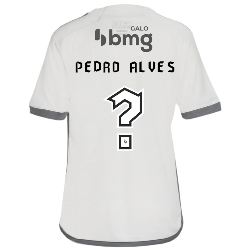Danxen Uomo Maglia Pedro Alves #0 Bianco Sporco Kit Gara Away 2025/26 Maglietta