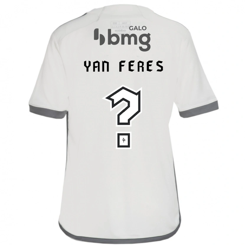 Danxen Uomo Maglia Yan Feres #0 Bianco Sporco Kit Gara Away 2025/26 Maglietta