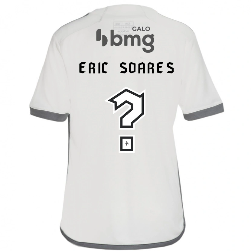 Danxen Uomo Maglia Eric Soares #0 Bianco Sporco Kit Gara Away 2025/26 Maglietta