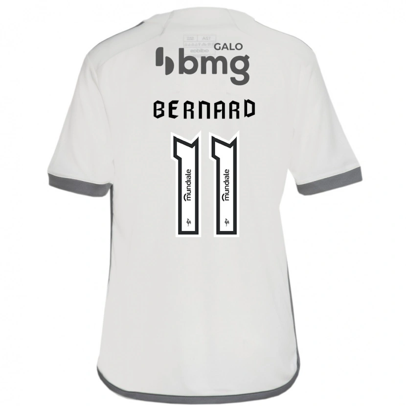 Danxen Uomo Maglia Bernard #11 Bianco Sporco Kit Gara Away 2025/26 Maglietta