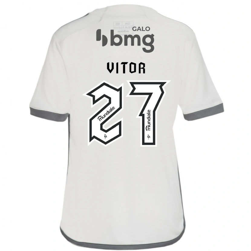 Danxen Uomo Maglia Paulo Vitor #27 Bianco Sporco Kit Gara Away 2025/26 Maglietta