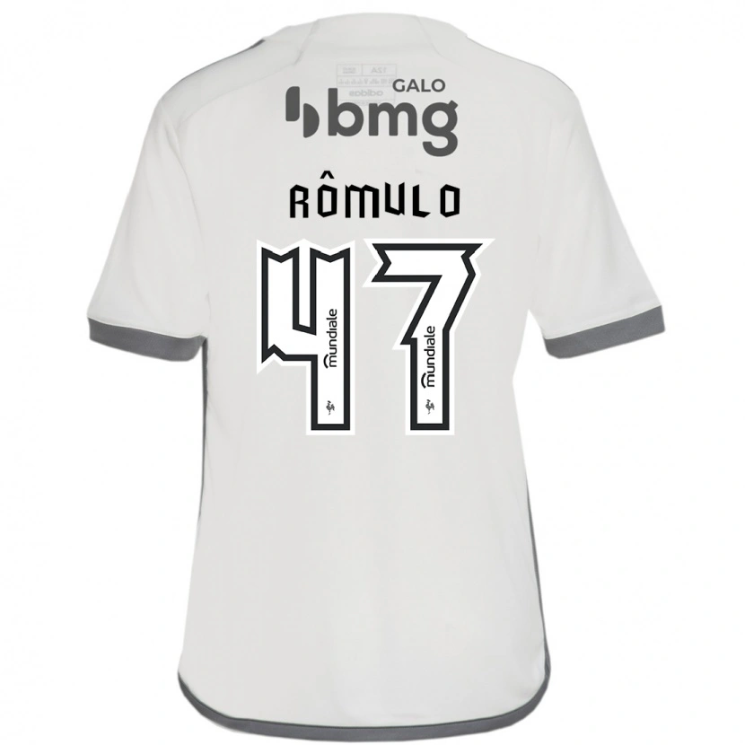 Danxen Uomo Maglia Rômulo #47 Bianco Sporco Kit Gara Away 2025/26 Maglietta