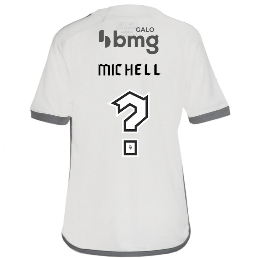 Danxen Uomo Maglia Victor Michell #0 Bianco Sporco Kit Gara Away 2025/26 Maglietta