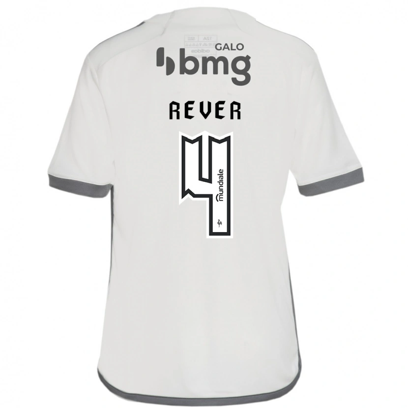 Danxen Uomo Maglia Rever #4 Bianco Sporco Kit Gara Away 2025/26 Maglietta