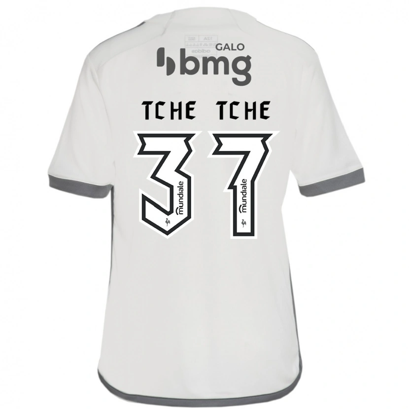Danxen Uomo Maglia Tche Tche #37 Bianco Sporco Kit Gara Away 2025/26 Maglietta