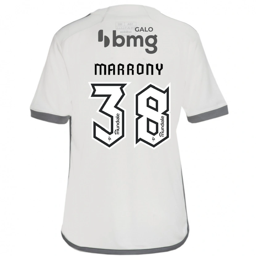Danxen Uomo Maglia Marrony #38 Bianco Sporco Kit Gara Away 2025/26 Maglietta