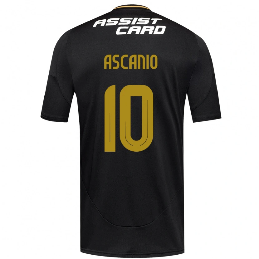 Danxen Uomo Maglia Yusmery Ascanio #10 Nero Bianco Kit Gara Away 2025/26 Maglietta