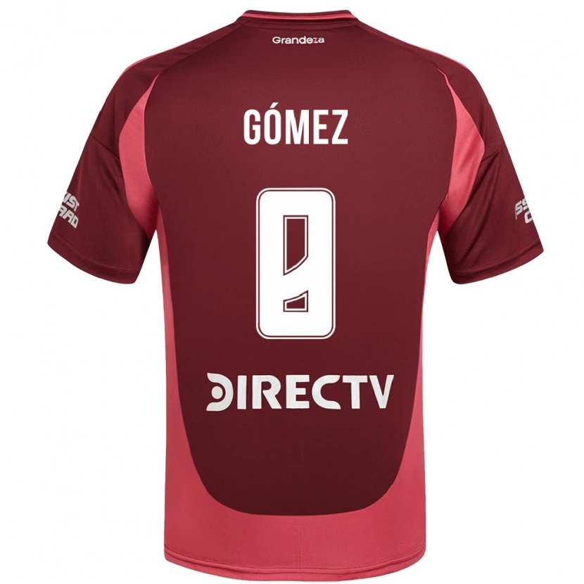 Danxen Uomo Maglia Romina Gómez #8 Borgogna Magenta Kit Gara Away 2025/26 Maglietta