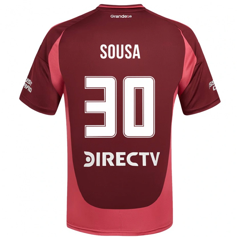 Danxen Uomo Maglia Ludmila Sousa #30 Borgogna Magenta Kit Gara Away 2025/26 Maglietta