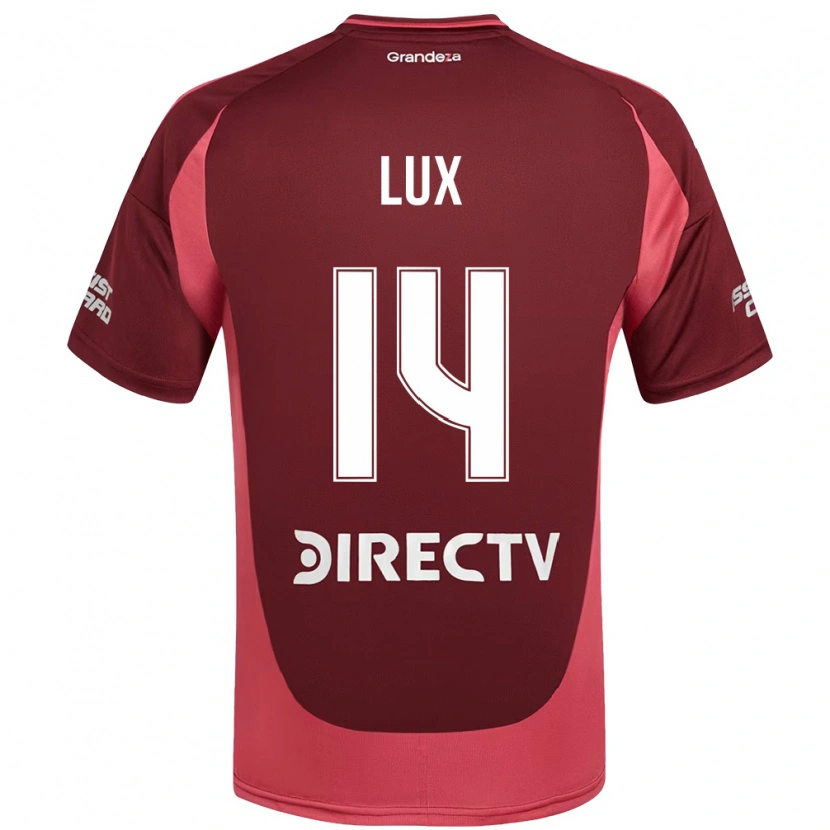 Danxen Uomo Maglia German Lux #14 Borgogna Magenta Kit Gara Away 2025/26 Maglietta