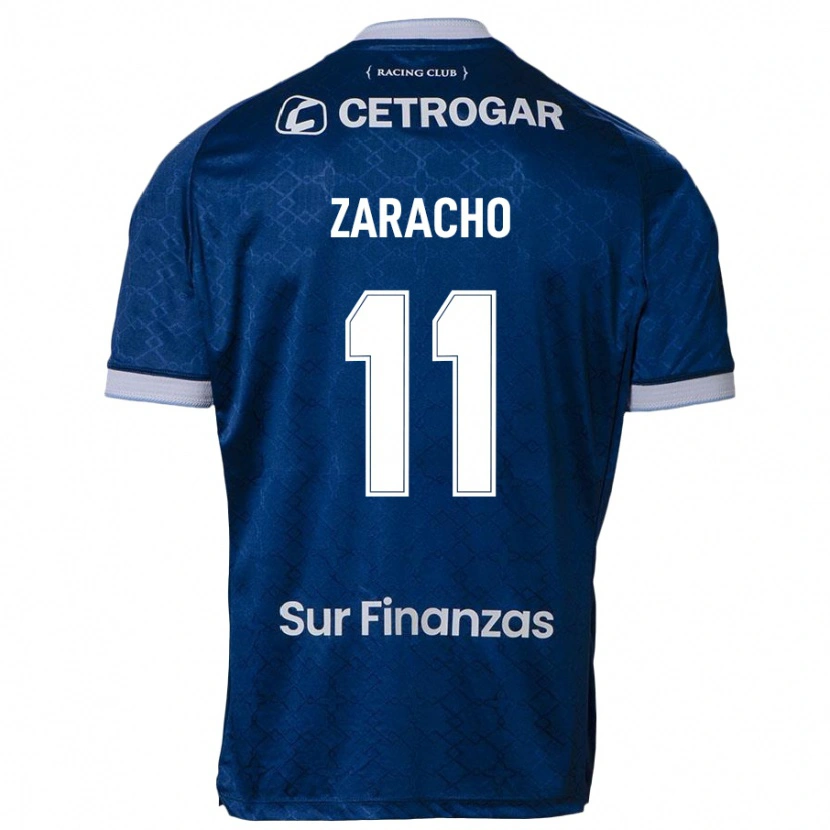Danxen Uomo Maglia Matías Zaracho #11 Blu Scuro Kit Gara Away 2025/26 Maglietta