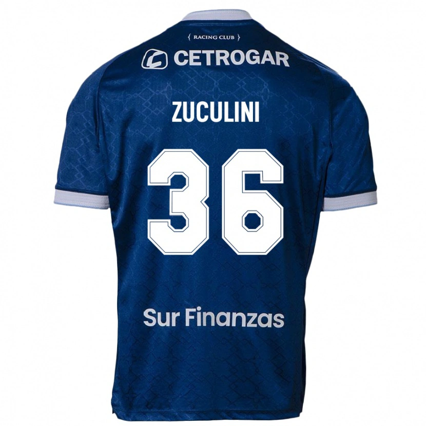 Danxen Uomo Maglia Bruno Zuculini #36 Blu Scuro Kit Gara Away 2025/26 Maglietta
