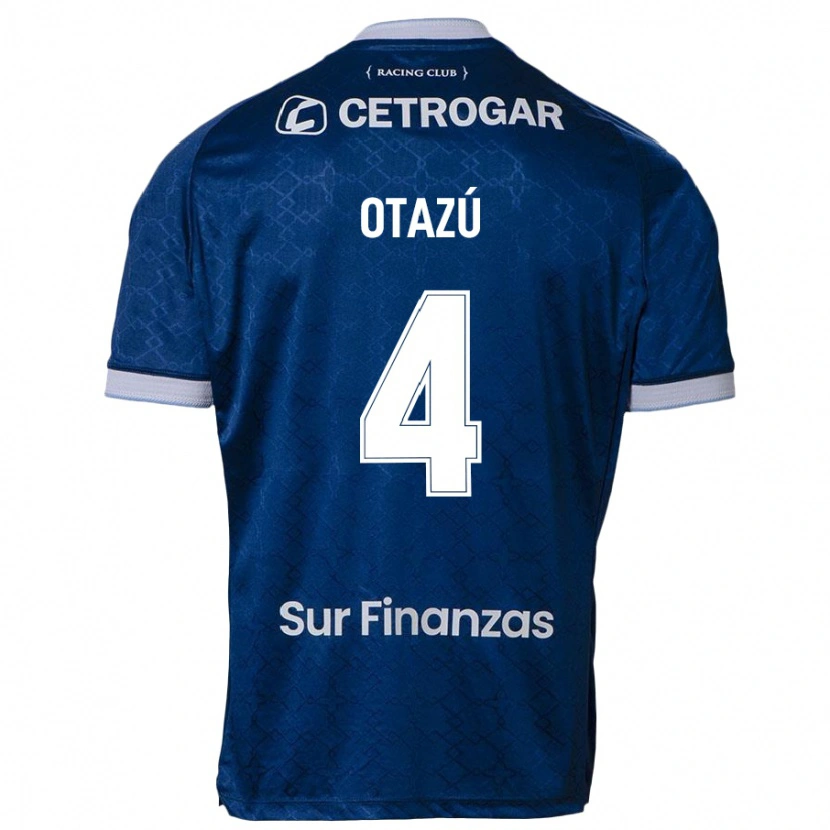 Danxen Uomo Maglia Milagros Otazú #4 Blu Scuro Kit Gara Away 2025/26 Maglietta