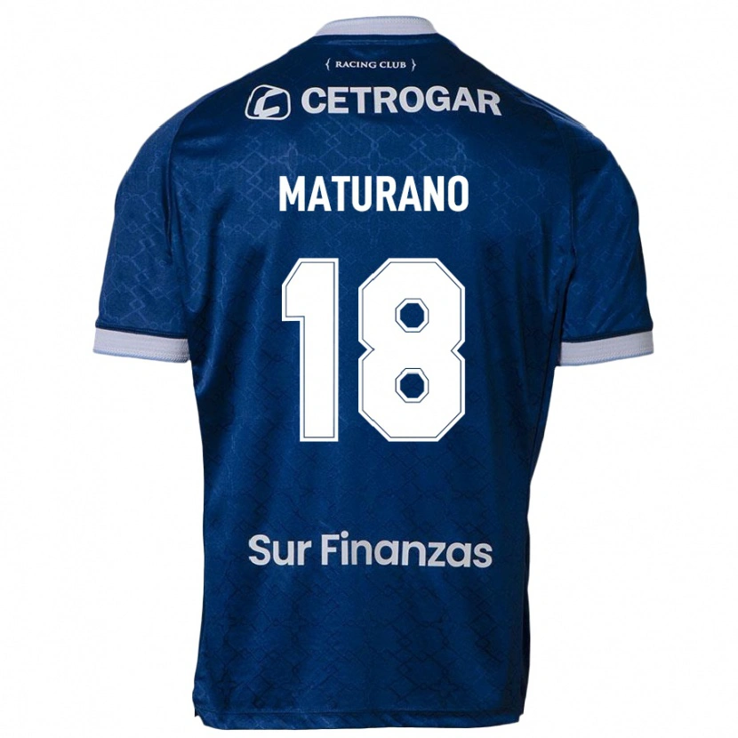 Danxen Uomo Maglia Agustina Maturano #18 Blu Scuro Kit Gara Away 2025/26 Maglietta
