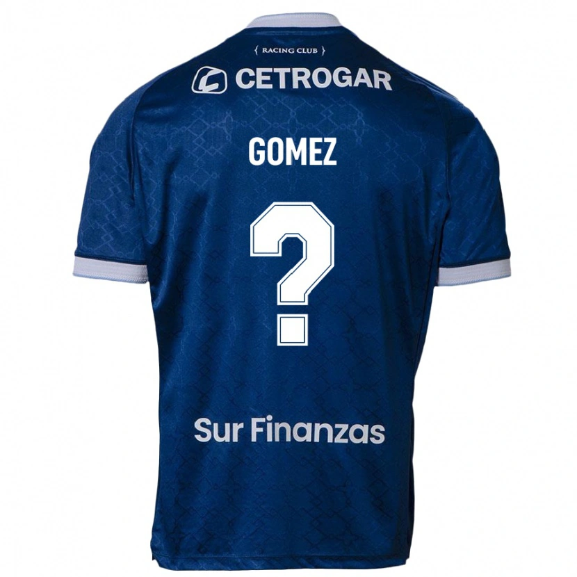 Danxen Uomo Maglia Angel Gomez #0 Blu Scuro Kit Gara Away 2025/26 Maglietta