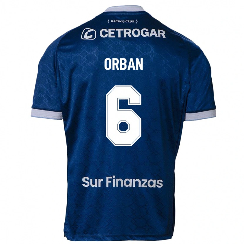 Danxen Uomo Maglia Lucas Orban #6 Blu Scuro Kit Gara Away 2025/26 Maglietta