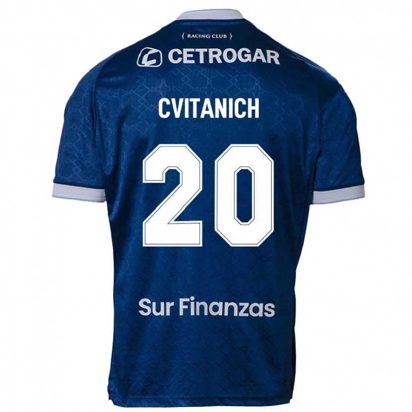 Danxen Uomo Maglia Dario Cvitanich #20 Blu Scuro Kit Gara Away 2025/26 Maglietta