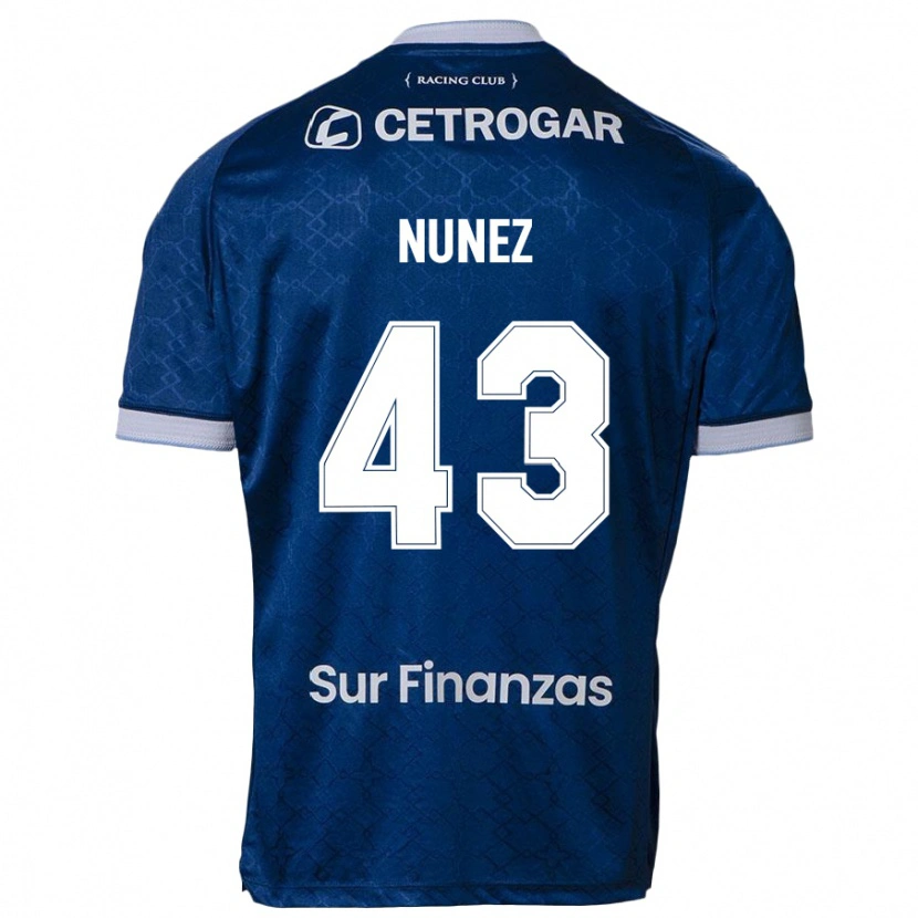 Danxen Uomo Maglia Lucas Nunez #43 Blu Scuro Kit Gara Away 2025/26 Maglietta