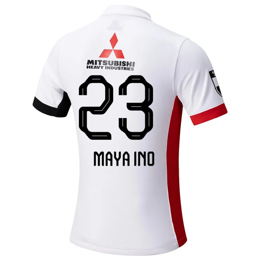 Danxen Uomo Maglia Maya Ino #23 Bianco Nero Kit Gara Away 2025/26 Maglietta