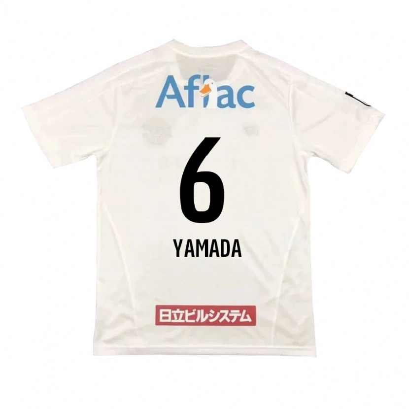 Danxen Uomo Maglia Yuto Yamada #6 Grigio Chiaro Beige Kit Gara Away 2025/26 Maglietta