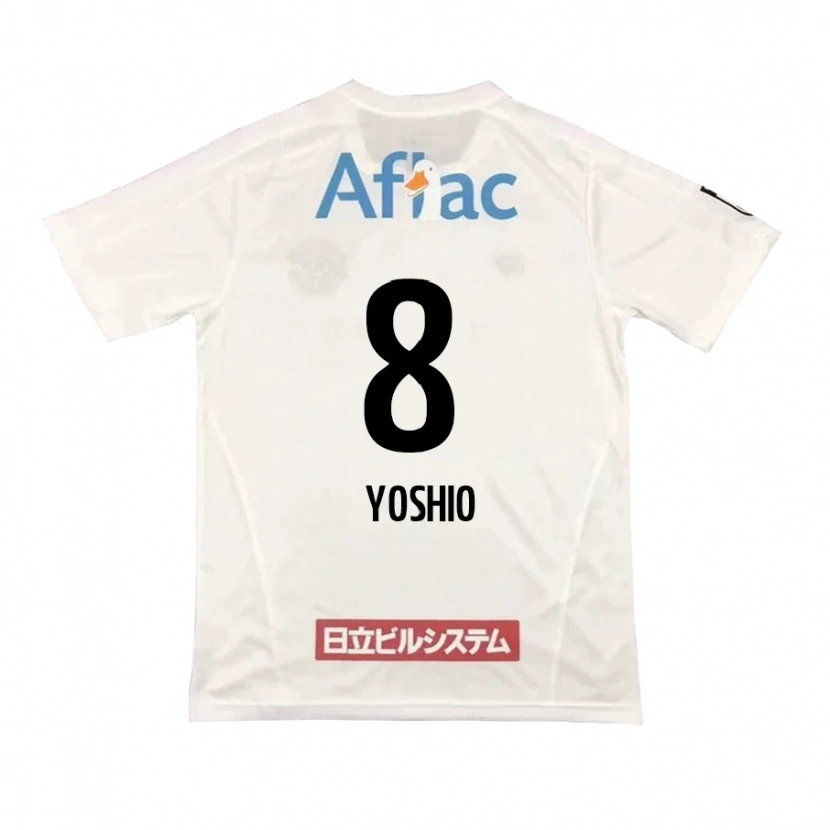 Danxen Uomo Maglia Yoshio Koizumi #8 Grigio Chiaro Beige Kit Gara Away 2025/26 Maglietta