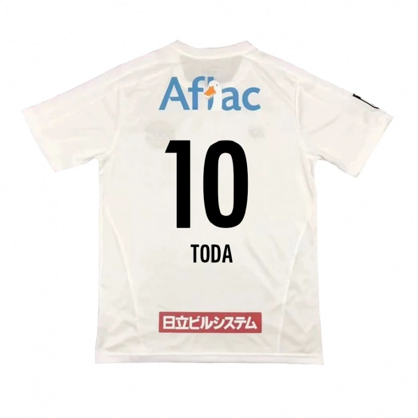 Danxen Uomo Maglia Masato Toda #10 Grigio Chiaro Beige Kit Gara Away 2025/26 Maglietta