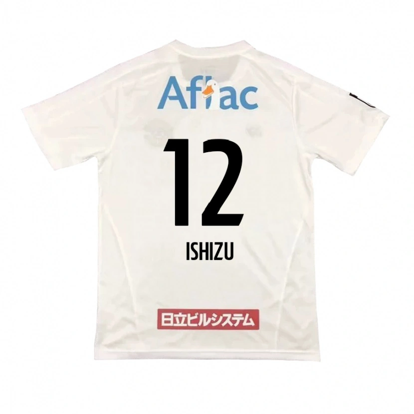 Danxen Uomo Maglia Kazuki Ishizu #12 Grigio Chiaro Beige Kit Gara Away 2025/26 Maglietta