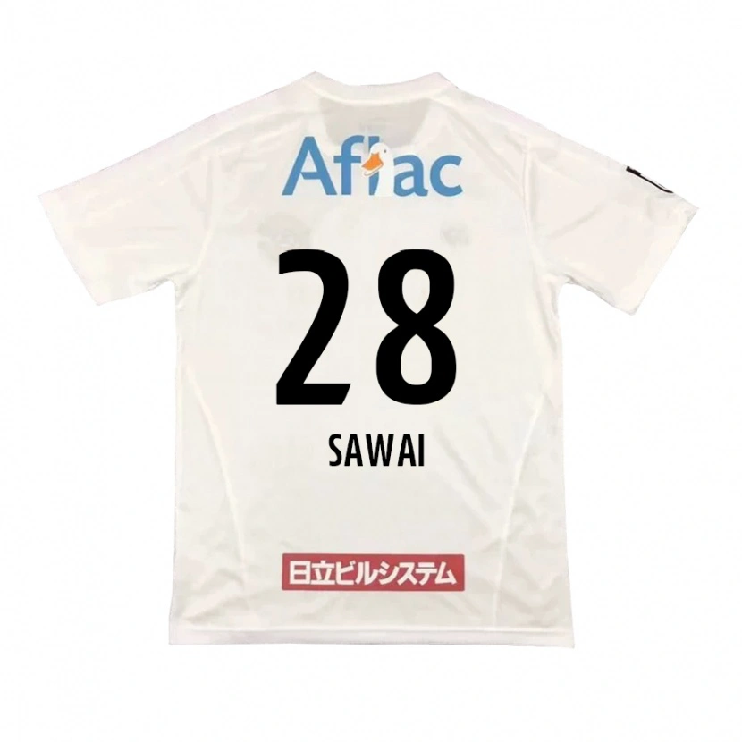 Danxen Uomo Maglia Retsu Sawai #28 Grigio Chiaro Beige Kit Gara Away 2025/26 Maglietta