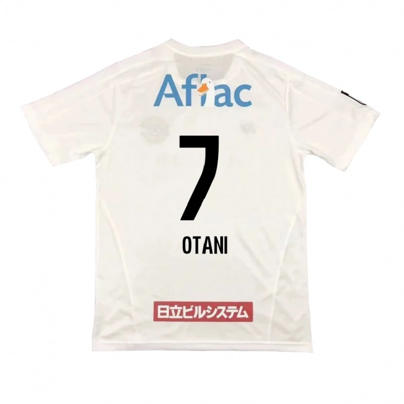 Danxen Uomo Maglia Hidekazu Otani #7 Grigio Chiaro Beige Kit Gara Away 2025/26 Maglietta