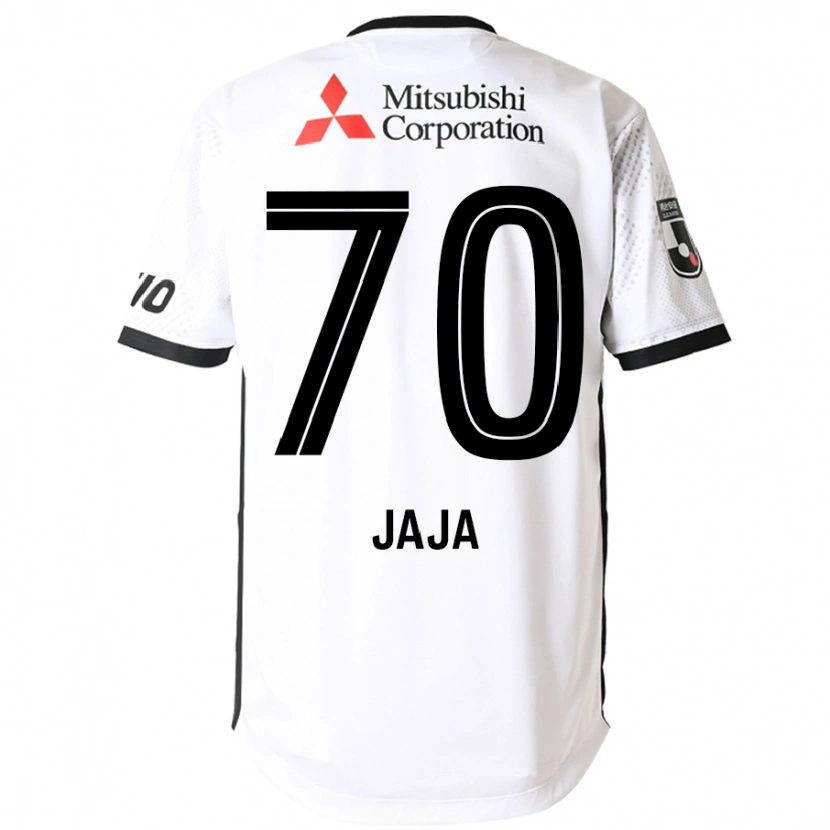 Danxen Uomo Maglia Jája Silva #70 Bianco Nero Kit Gara Away 2025/26 Maglietta